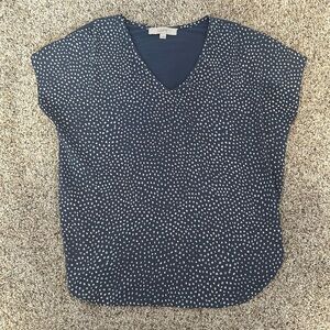 Medium LOFT Mixed Media cap sleeve shirt